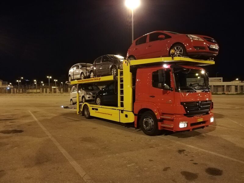 Mercedes Axor 1829 με αυτοκινητάμαξα Kassbohrer Metago