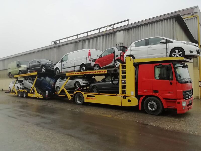 Mercedes Actros 1844 με αυτοκινητάμαξα Kassbohrer SuperTrans